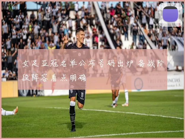 女足亚冠名单公布号码出炉 备战阶段阵容看点明确